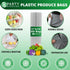 PARTY BARGAINS 11" x 14" Plastic Produce Bags on a Roll - 900 Clear Grocery and Bread Bags, Convenient Pack