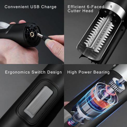 Powerful Cordless Electric Fish Scaler Remover — Easily Remove Fish Scales for Chef and Home Cooks
