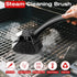 Grill Brush for Outdoor BBQ - Replaceable Bristle Free Heading and Reinforced Scraper - Safe BBQ Brushes