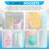 Handy Laundry Hanging Shower Organizer (2-Pack) - 9-Pocket Mesh Caddy for Organizing Bathroom Toiletries and Kids Bath