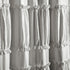 Lush Decor Nova Ruffle Window Curtain Panel Pair, 42"W x 84"L, Gray