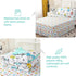 Sets 8 Set Set Mooreeke Full Size Comforter for Boys Kids, Pieces Bed in a Bag White Robot Bedding Comforter Sheet