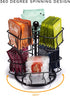 Countertop 2 60 Sorbus Tea Bag Spinning Carousel - Tea Caddy Organizer for - Matcha Station Accessories - Tier