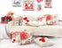 4TH Emotion Valentines Day Throw Pillow Covers, 18x18 Set of 4 Red Love Heart Cushion Cases for Home Decor