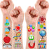 96PCS Funny Science Temporary Tattoos Theme Mad Scientist Laboratory Birthday Party Decorations Favors Supplies Decor Math Chemistry Experiment Tattoo Stickers Gifts For Kids Boys Girls School Prizes
