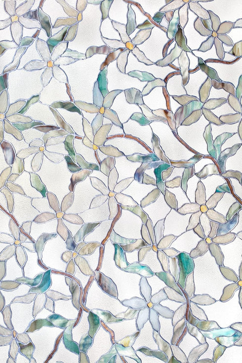 Artscape Jasmine | Window Privacy Film Textured Glass Pattern | Non-Adhesive & UV Protection | Easy to Apply & Removable | 24 x 36 inches | Made in USA by ARTSCAPE