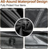 Demao Cushions-51"Lx15.8"Wx21.7"H Extra Large Outdoor Cushion Storage Bags,Heavy Duty Patio Waterproof Furniture