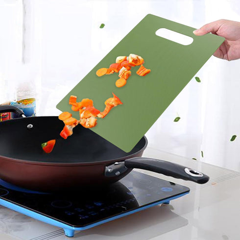 Plastic Cutting Board Set, Thin 11.8" x 7.8", Set of 4