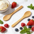 jiebor 30Pcs 5.7inch Mini Small Wooden Spoons Tiny Wood Spoons Bulk for Tea Coffee Sugar Ice Cream Salt Spices Honey