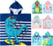 NovForth Kids Beach Towel for Boys Girls, Hooded Bath Towel Wrap, Toddler