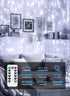 300 9.8ft 9.8ft 8 1 Pack Brightown LED Fairy Curtain Lights, x String Lights, USB Plug in Lighting Modes Christmas