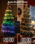 33FT 100 80 Smart Christmas Ribbon Lights, Color Changing Lighted Ribbon, LEDs, Modes, APP & Remote Control, Music