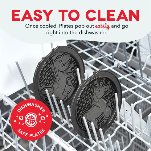 Multi Maker Mini Maker System, 2pc Plate Pack - Unicorn & Dinosaur