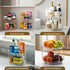 2 Countertop, Closet, 9.25'' Tier Non-Skid Acrylic Lazy Susan Turntable Organizer - Rotating Spice Rack - Spinning