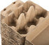 Sibosen 50 Pcs Jumbo Duck Egg Cartons Paper Goose Egg Cartons for Normal Size Geese Blank Natural Pulp Jumbo Eggs