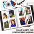 Vienrose Instax Mini Photo Album Book, Holds 208 Pictures 2x3 for Fujifilm Instax Mini Cameras, Kpop Photocard Black