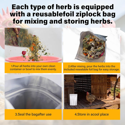 Bicrown 21oz Premium Chicken Nesting Herbs Natural Dried Blend, Lavender Rose Mint Mix, Helps Reduce Odors and Freshen