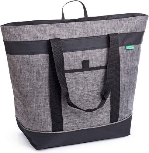 Jumbo Insulated Cooler Bag (Charcoal) with HD Thermal Insulation - Premium, Collapsible