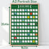 Gift Republic 100 Golf Courses Bucket List Poster
