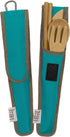 Reusable Bamboo Travel Utensils with rePETe Carrying Case & Carabiner Clip, Eco Friendly (Pack of 2)