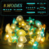 1 Pcs Ocean Beach Themed Sea Life Decorative String Lights 10 FT 30 LEDs, Starfish and Seashell Design for Summer Room