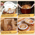 VONATES 40oz Sourdough Bread Baking Supplies, Sourdough Starter Kit, Cotton Rope Banneton Bread Proofing Basket