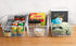 iPEGTOP Wire Storage Freezer Baskets, Set of 6 Large 15.4" White Organizer Storage Bins with Handles for Kitchen,
