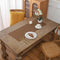 Gernaice Solid Color Table Runner, Rustic Cotton Linen Farmhouse Table Runners for Dresser
