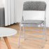 2 Pack Commercial (2, Folding Chairs with Fabric Padded Cushion and Back, Grade Metal Chairs with Comfortable Fabric