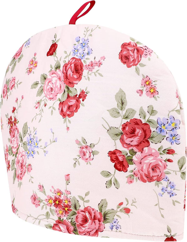 Angoily Teapot Warmer, Vintage Floral Insulating Tea Cozy for Kitchen Home, Decorative Keep Warm Tea Pot Decor