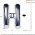 Letter Balloons 40 Inch Giant Jumbo Helium Foil Mylar for Party Decorations, Silver H