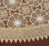 Simhomsen Beige Embroidered Lace Tablecloth - 72 Inch Round