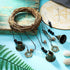 2 Pieces Witch Bells for Door Knob Hanger, Wiccan Wind Chimes for Positive Energy and Home Decor