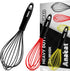 Anaeat Silicone Balloon Whisk, Heat Resistant Kitchen Whisks for Whisking, Cooking, Baking, Beating, Stirring