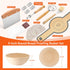 Set, 9'' P&P CHEF Complete Sourdough Starter Kit, Sourdough Bread Baking Supplies Round Bread Proofing Basket