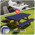 Joy Bubble 72in, Picnic Table Cover with Bench Covers Windproof Waterproof Picnic Table Covers Camping Tablecloth