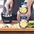 Premium Chef Knife Sharpener, Professional Kitchen 3 Slot Manual Knife Sharpener Kit, Black