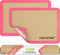 Nutrichef Silicone Baking Mats, 2 Non-Stick Reusable Mats, 16.5 x 11.6 IN, Oven-Safe up to 480°F, Pink