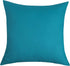 TangDepot Handmade Decorative Solid 100% Cotton Canvas Throw Pillow Covers, 18"x18", Blue