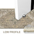 Collive Washable Indoor Doormat - Non-Slip Retro Floor Mat 20" x 32" Quick Absorbent Entrance Rug in Distressed Taupe