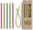 Silicone Straws, Slender Size, BPA Free Non-Rubber, Reusable Drinking Straws for 20 oz Yeti Tumbler, Safe for Kids