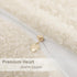 Pack 2 18x18 Inch, decorUhome of Throw Pillow Covers Faux Fur Decorative Sherpa Pillow Covers Fuzzy Accent Soft