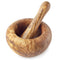 Forest Decor Olivewood Mortar and Pestle Set - Premium Wood Herb and