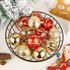 Christmas Ball Ornaments - 30 pcs 2.36" Shatterproof Baubles Set in Red and Gold for Xmas Tree Decorations
