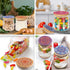 12 12 Jars(2.64 Inches) Uiifan Pcs Yogurt Jar Lids Reusable Bamboo Wooden Mandala Pattern Lids Compatible with Oui