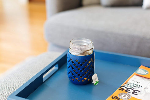 Silicone Mason Jar Sleeve - Fits 16oz (1 Pint) Regular-Mouth Jars | Package of 4 Multicolor