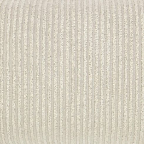 Better Trends Jullian Collection Standard Sham, 100% Cotton Tufted, Super Soft Lightweight, Ivory Bold Stripes