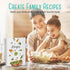 OUTSHINE Blank Recipe Book: 6x9 Recipe Notebook to Write in Your Own Recipes, Recipe Binder, and Journal