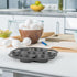 Commercial CHEF Cast Iron Biscuit Pan - Pre-seasoned Cookware for Muffins & Scones