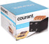 Courant Classic 4 Slice Toaster with Drop Down Crumb Tray for Easy Cleaning - Black